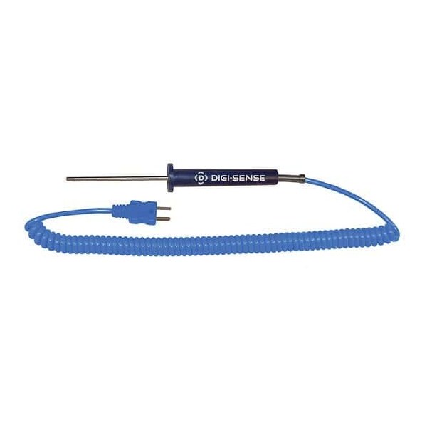 Compact Thermocouple Probe, 4.5" L, Grou